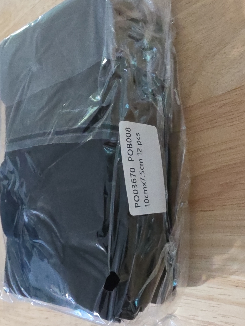 NWT- 12 Black Velvet Snap Pouches